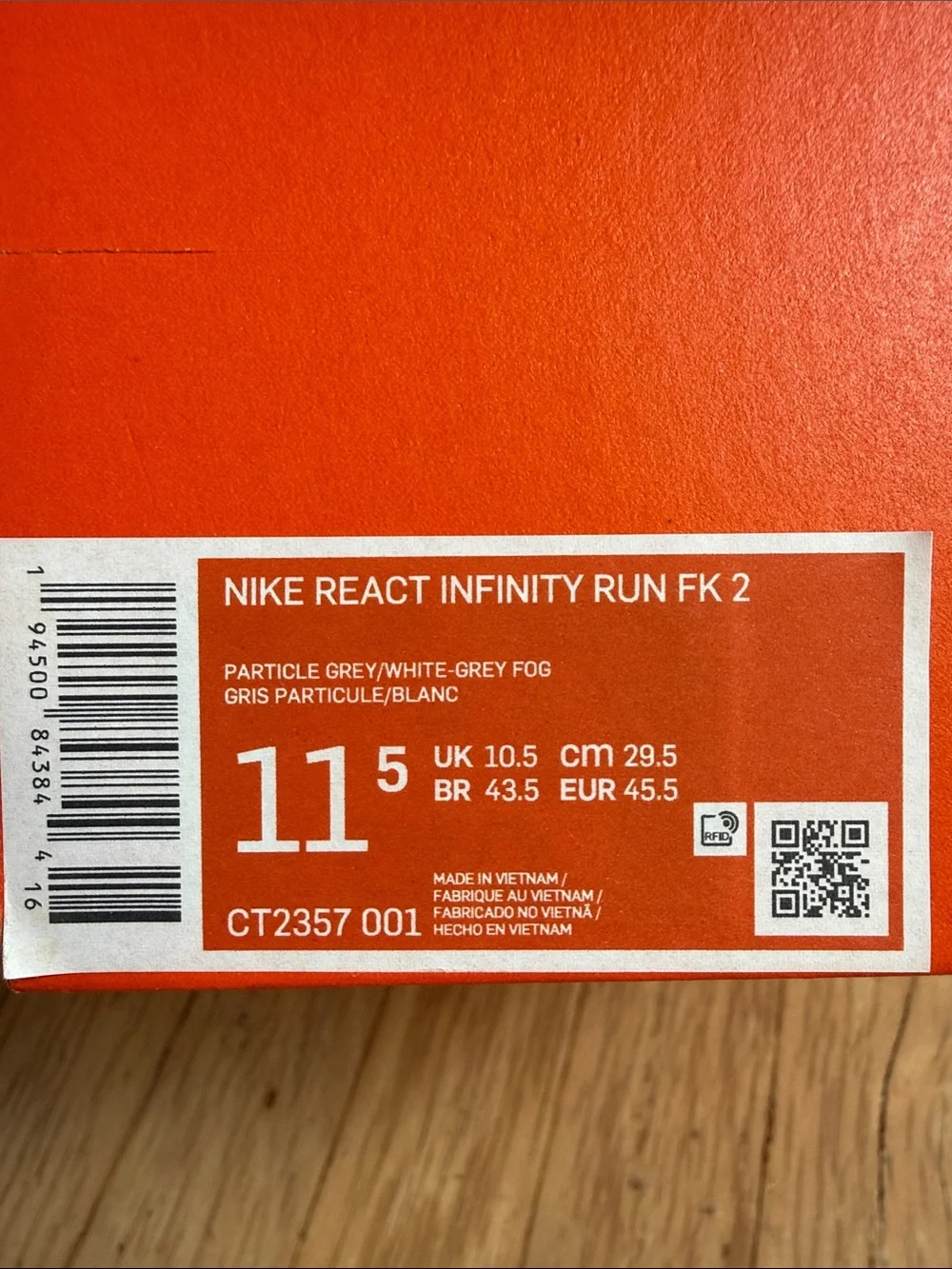 Nike Men’s React Infinity Run Flyknit 2